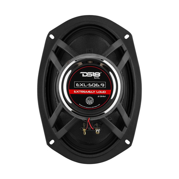 DS18 Audio DS18 EXL-SQ6.9 Glass Fiber 6x9 2-Way Coaxial Car Speaker 560 Watts 3-Ohm