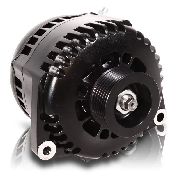 Mechman 170 Amp 6 Phase 88-95 GM Truck High Output Alternator Black Finish