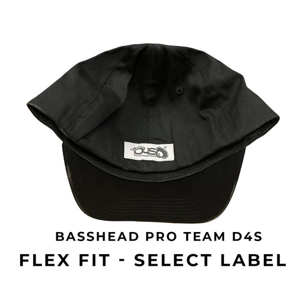 Down4Sound TEAM D4S BASSHEAD PRO Select Label FLEX FIT CURVED BILL Hat