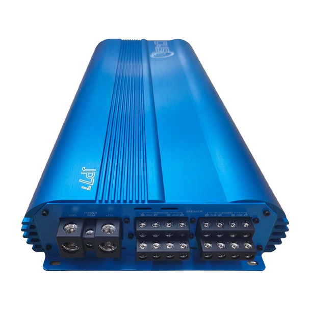 Down4Sound JP77 or 3000W 7-Channel Car Amplifier - BLUE