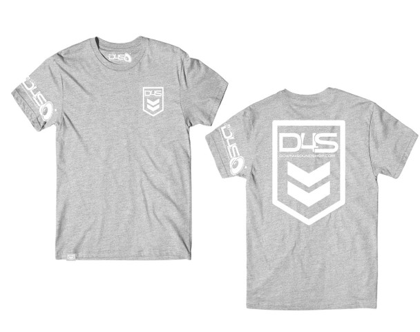 Down4SoundShop DOWN4SOUND D4S ARMY T-SHIRT (ASH GREY) 