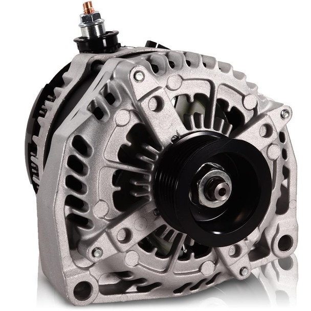 Mechman 250A large case hairpin alternator for 2001-2007 GM full size truck 6.6l Diesel - side output stud 