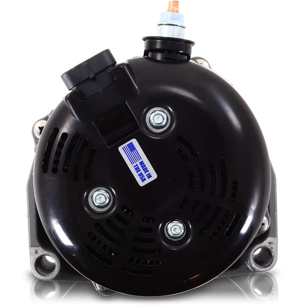 Mechman 250 amp Large Case H.O. Marine alternator for late model GM LS engines 