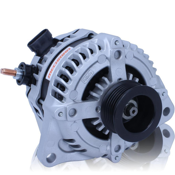 Mechman 240 amp high output racing alternator Ford 5.0L Coyote engine swap - 1 wire turn on 