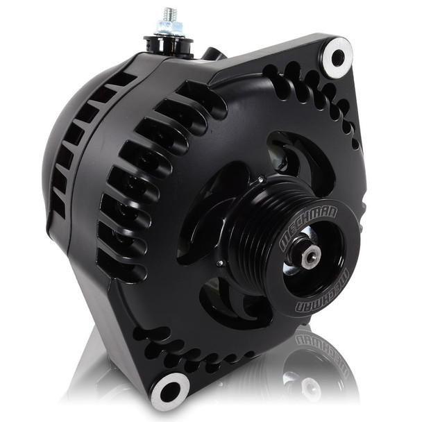 Mechman 320 Amp Racing Alternator - BLACK 