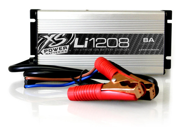 XS Power LI1208- 12V High Frequency Lithium IntelliCharger, 8A