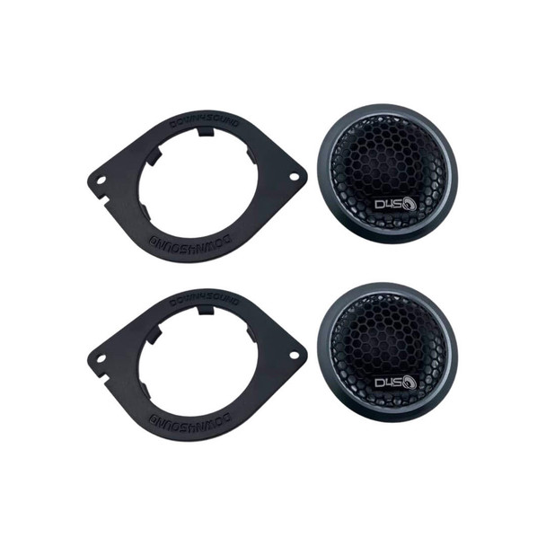 DOWN4SOUND JFX652S - 6.5 INCH 2 WAY CAR AUDIO SPEAKERS - 300W RMS