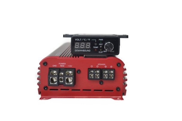 Down4Sound MM1000 (MINI MAXX) -  RED | 1000W RMS Mini Car Audio Amplifier