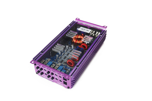 Down4Sound MM1004 (MINI MAXX) - PURPLE | 700W RMS MINI 4 CH Car Audio Amplifier