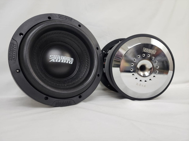 Sundown Audio SUNDOWN AUDIO X8 v.4 8" Subwoofer D2 | 1000W RMS - 2 OHM