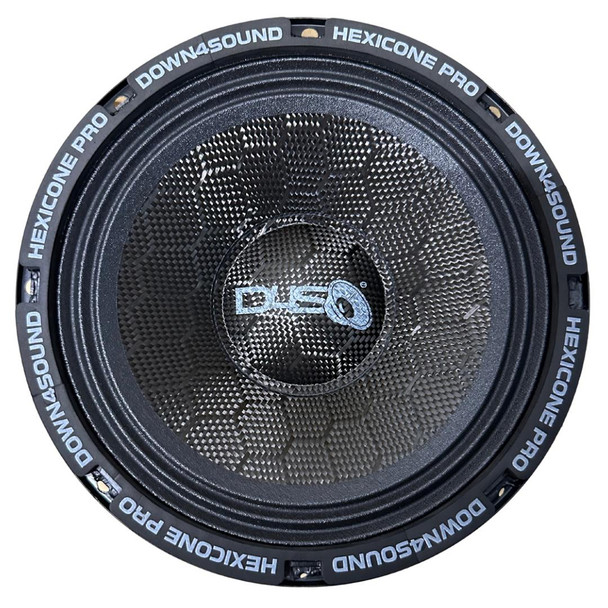 Down4Sound Down4sound Hexicone PRO 80 SS4 - Carbon Fiber 8 INCH PRO AUDIO SPEAKER - 275W RMS - 4 OHM