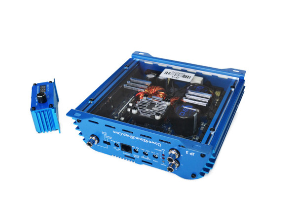 Down4Sound JP3 CPT BLUE | 555W RMS -  4 2 1 ANY-OHM Amplifier