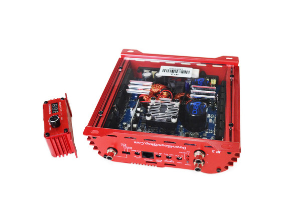 Down4Sound DOWN4SOUND JP3 CPT RED | 555W RMS -  4 2 1 ANY-OHM Amplifier