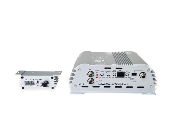Down4Sound DOWN4SOUND JP3 CPT WHITE SILVER | 555W RMS -  4 2 1 ANY-OHM Amplifier