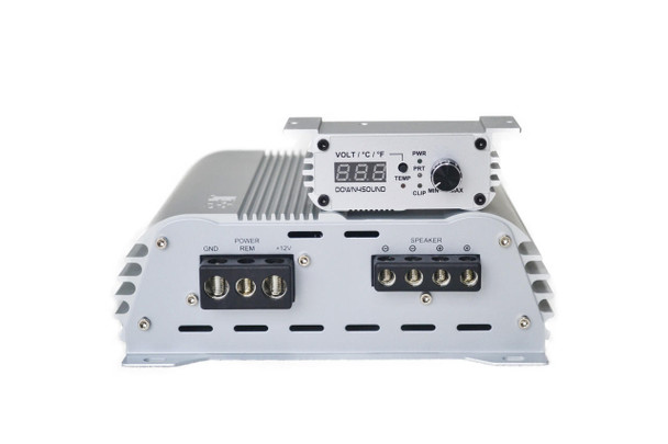 Down4Sound DOWN4SOUND JP3 CPT WHITE SILVER | 555W RMS -  4 2 1 ANY-OHM Amplifier