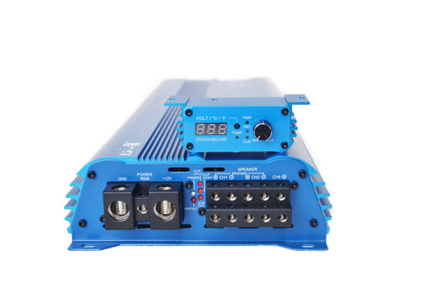 Down4Sound DOWN4SOUND JP95T BLUE | 1500W RMS - 5 Channel Amplifier