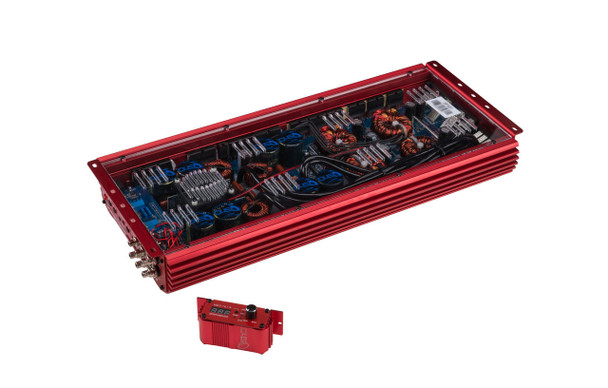 Down4Sound DOWN4SOUND JP 10.4 RED | 6000W RMS - 4 Channel Amplifier