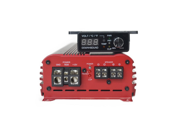 Down4Sound REFURBISHED | DOWN4SOUND MM1500KFD (MINI MAXX) - RED | 1500W RMS MINI FULL BRIDGE AMPLIFIER