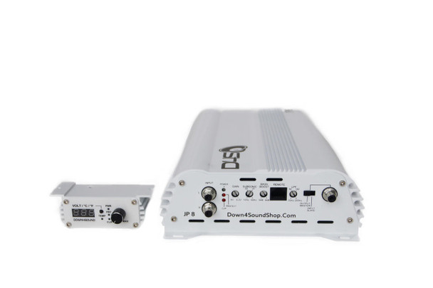 Down4Sound DOWN4SOUND JP8 V1.5 - WHITE GLOSS | 800+ wRMS Car Amplifier