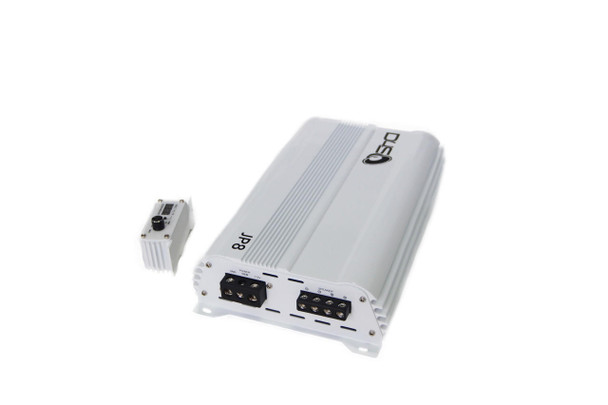 Down4Sound DOWN4SOUND JP8 V1.5 - WHITE GLOSS | 800+ wRMS Car Amplifier 