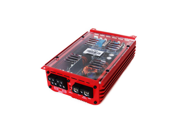 Down4Sound DOWN4SOUND MM504 (MINI MAXX) - Red | 500W RMS MINI 4 CH Car Audio Amplifier