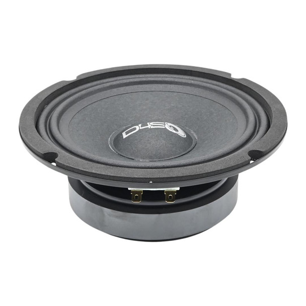 Down4Sound DOWN4SOUND D4S-SF654 - 6.5" Shallow Mount Midrange Speaker - 100W RMS, 4 Ohm High-Performance Audio Driver