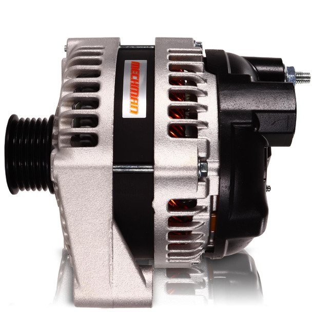 Mechman 320-amp alternator for GM late front wheel drive V6 