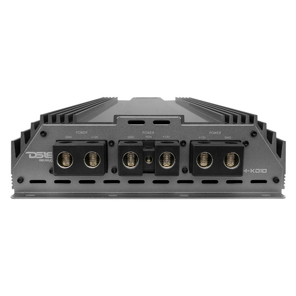 DS18 Audio HOOLIGAN KO Silver 1-Channel Amplifier with Voltmeter 10000 Watts Rms @ 1-Ohm Made In Korea 