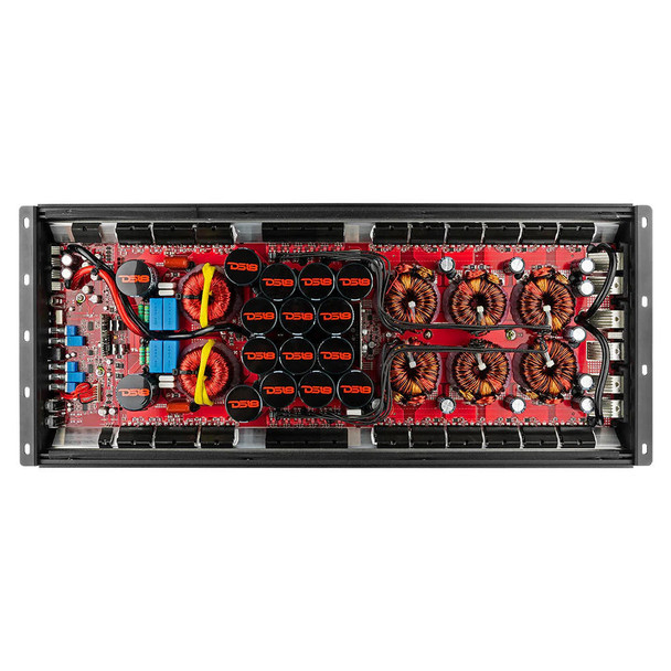 DS18 Audio HOOLIGAN KO Silver 1-Channel Amplifier with Voltmeter 10000 Watts Rms @ 1-Ohm Made In Korea 