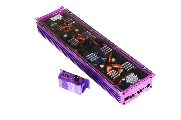 Down4Sound DOWN4SOUND MM3000KFD (MINI MAXX) - PURPLE | 3000W RMS MINI FULL BRIDGE AMPLIFIER
