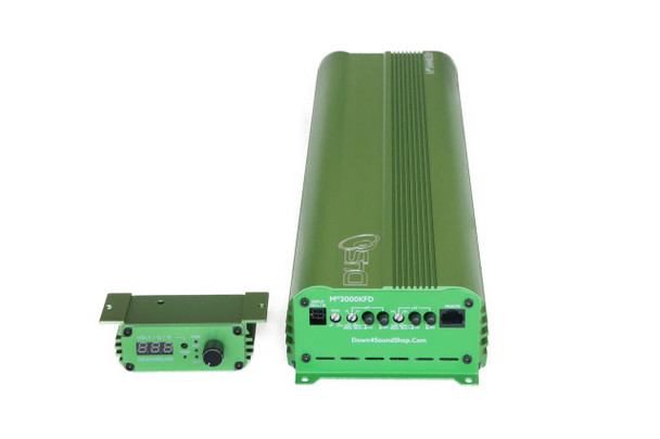 Down4Sound DOWN4SOUND MM3000KFD (MINI MAXX) - GREEN | 3000W RMS MINI FULL BRIDGE AMPLIFIER
