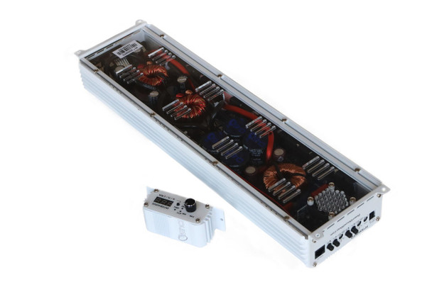 Down4Sound DOWN4SOUND MM3000KFD (MINI MAXX) - GLOSS WHITE | 3000W RMS MINI FULL BRIDGE AMPLIFIER
