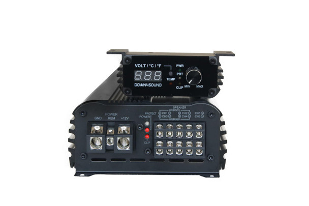 Down4Sound MM1005 (MINI MAXX) - BLACK |  1100W RMS MINI 5 CH Car Audio Amplifier