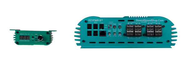 Down4Sound DOWN4SOUND EZYPWR 810 TEAL | 4000W RMS - 10 Channel Amplifier
