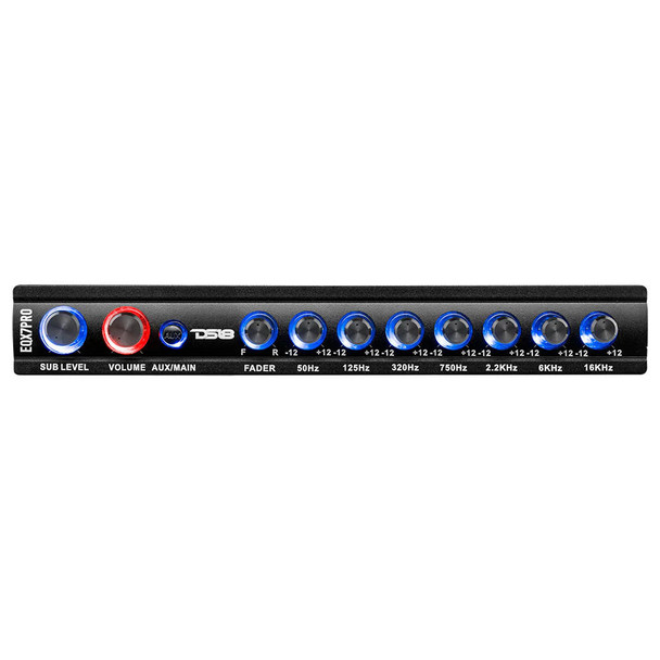 DS18 Audio High Volt 7-Band Equalizer with High Level Input, Auto Turn On And High Volt LED Indicator 