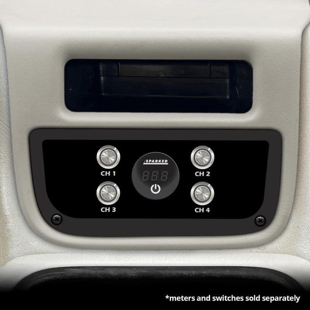 SPARKED INNOVATIONS 99-02 GM Full-Size Truck Center Console Switch Panel - 1 Sparked Meter 