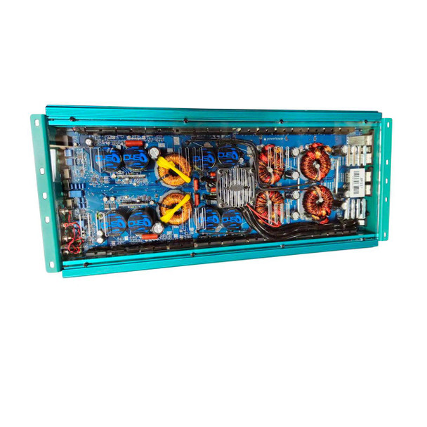 DOWN4SOUND | JP322 TEAL | 6000W RMS | 2 CHANNEL AMPLIFIER