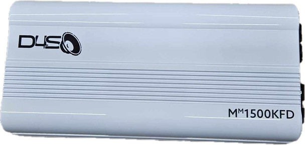 Down4Sound DOWN4SOUND MM1500KFD (MINI MAXX) - GLOSS WHITE | 1500W RMS MINI FULL BRIDGE AMPLIFIER