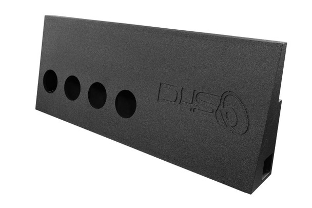 Down4Sound PRO-FAB 4 6.5 | Quad 6.5 Sub Box | 4x 6.5-Inch Ported Subwoofer Enclosure for 99-07 Chevy/GMC Crew Cab