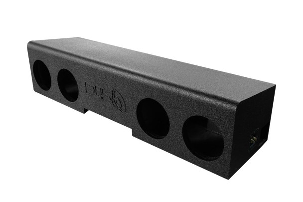 Down4Sound PRO-FAB - Birch - 4x 8-Inch Ported Subwoofer Enclosure – 07-13 Chevy/GM Crew Cab – 2.5-Inch Seat Lift Required