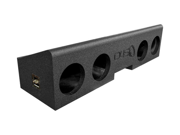 Down4Sound PRO-FAB - Birch - 4x 8-Inch Ported Subwoofer Enclosure - 19+ GM/Chevy Crew Cab – 2.5-Inch Seat Lift Required