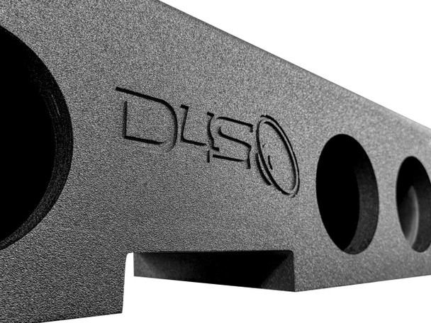  Down4Sound PRO-FAB - Birch - 4x 8-Inch Ported Subwoofer Enclosure - 19+ GM/Chevy Crew Cab – 2.5-Inch Seat Lift Required 