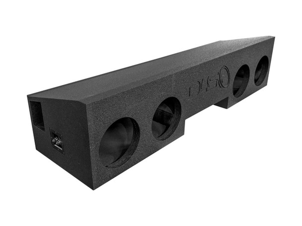 Down4Sound PRO-FAB - Birch - 4x 8-Inch Ported Subwoofer Enclosure - 99-07 GM/Chevy Extended Cab – 2.5-Inch Seat Lift Required