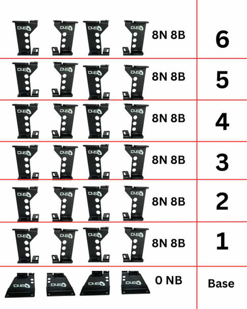  DOWN4SOUND EZY Rack Stack – Flip Compatible Modular Amp Rack 