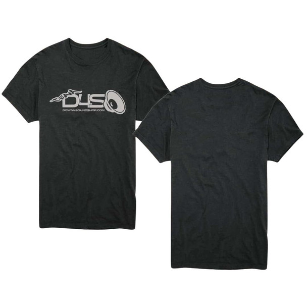 Down4Sound TEAM - BLACK w/ GREY Down4sound T-shirt 