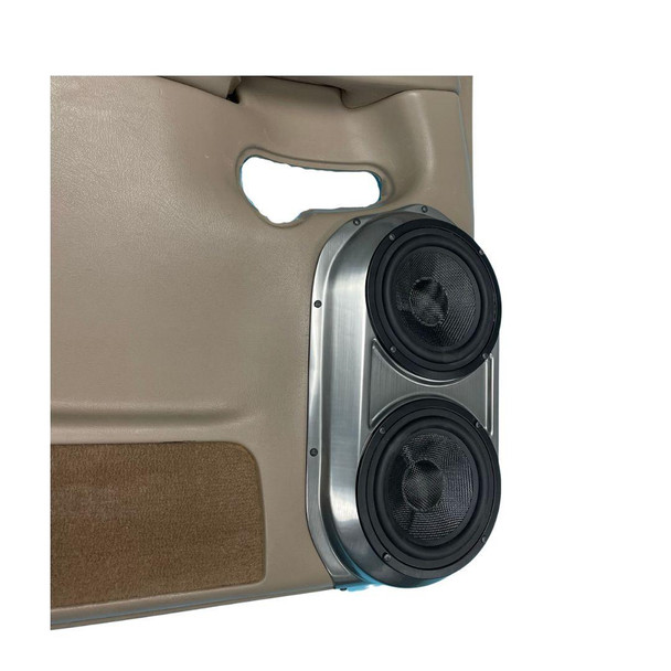 DOWN4SOUND PODS DOWN4SOUND Dual 6.5" Speaker Pods for the Rear Door of a 00-06 GM Full Size Truck Full Size Rear Door