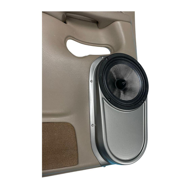DOWN4SOUND PODS DOWN4SOUND Single 8" Speaker Pods for the Rear Door of a 00-06 GM Full Size Truck Full Size Rear Door 