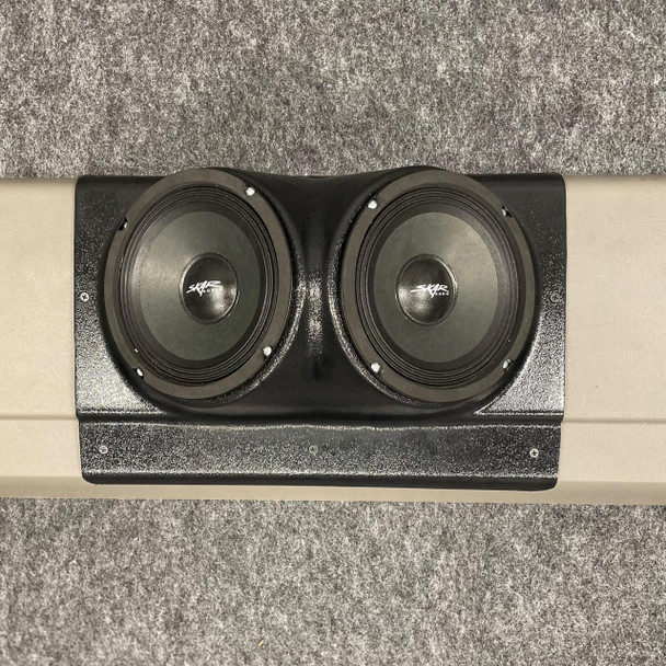 DOWN4SOUND PODS DOWN4SOUND Dual 6.5" Speaker Pods for the Tail Panel of a 00-06 Chevrolet Silverado-GMC Sierra Regular Cab