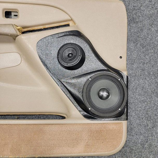 DOWN4SOUND PODS DOWN4SOUND Single 6.5" and Single 3.5" Speaker Pods for the Front Door of a 00-06 GM Full Size Truck 