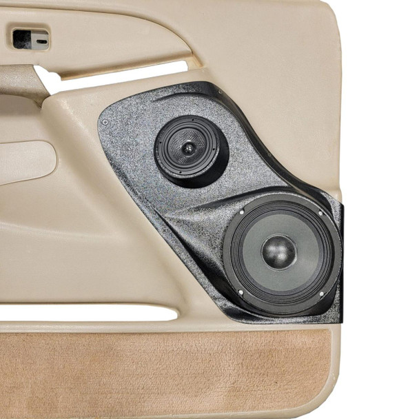 DOWN4SOUND PODS DOWN4SOUND Single 6.5" and Single 3.5" Speaker Pods for the Front Door of a 00-06 GM Full Size Truck